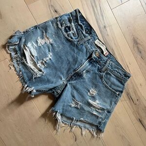 Designer Destructed Vintage Levi Shorts